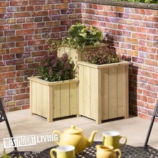 Wooden T&G Timber Three Tier