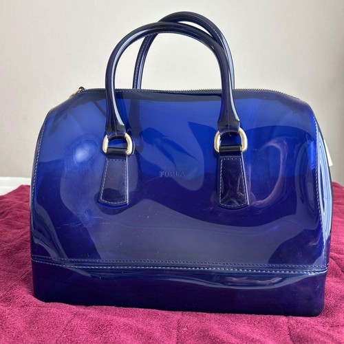 Furla candy handbag - furla, navy