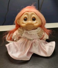 Vintage Dam Troll Doll Pink