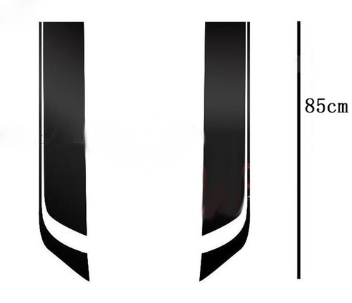 2pcs car hood - car, stickers