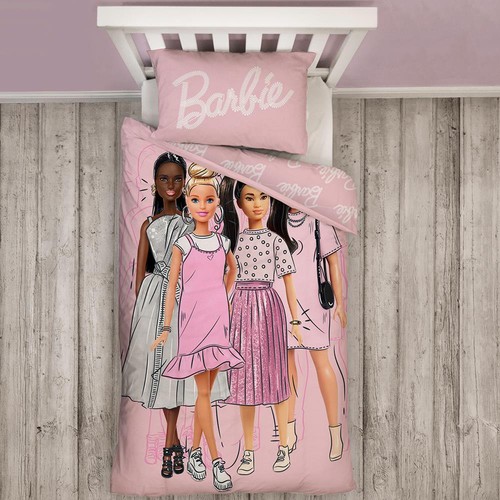 Barbie single duvet - cover, set