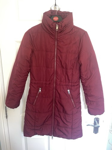 Collection burgundy puffer - m&s,