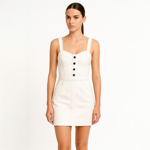 Japna white sleeveless smocked - japna,