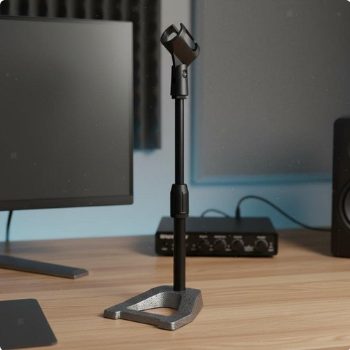Triangular mic stand metal - stand,