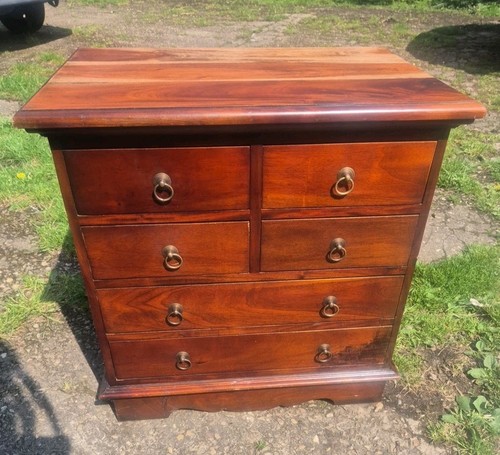Mahogany small chest - mahogany,