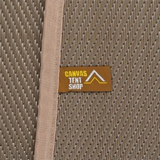 Polypropylene Matting for 3M - 6M Bell Tents – Full & Half Moon – Cocoa