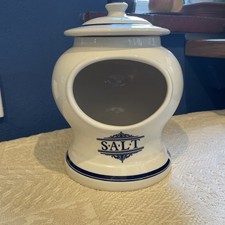 Large Cream Color Salt Pig by The 1869 Victorian Pottery Studio Pottery