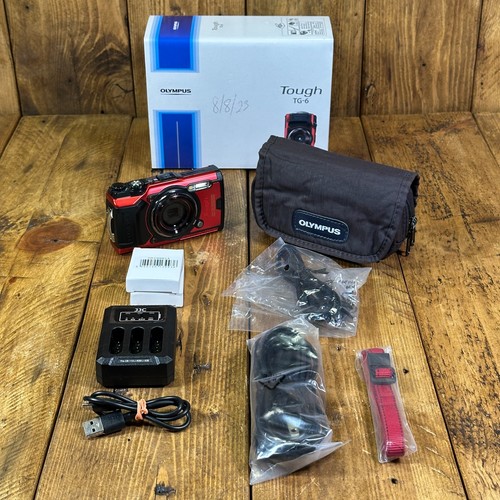 Olympus tough red - olympus, tg-6
