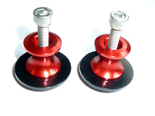 Yamaha YZF R1 1998-2025 PADDOCK STAND BOBBINS COTTON REELS SPOOLS LIFTS RED