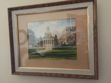 Page Hall Church - Watercolor