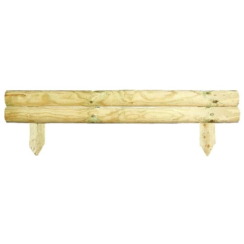 Wooden garden edging - wooden, edging,