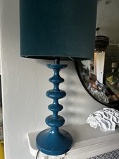 Teal lacquered table - table, with