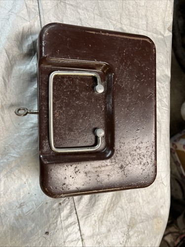 Vintage metal cash - metal, with