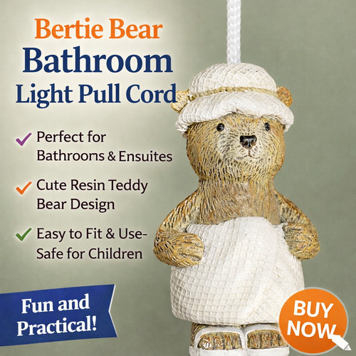 Bathroom light pull cord - pull,