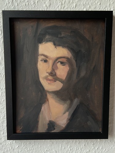 Oil painting portrait - oil, of