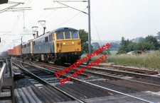 Original  35mm  Railway Slide (KK58)  86008 / 86039 @ Hest Bank 1983