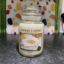 Yankee Candle  Spiced White Cocoa Large 623g Jar. New in Mint Condition 2016