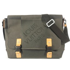 LOUIS VUITTON M93077 Damier Geant Roux Flap Bag Messenger Crossbody Shoulder Can