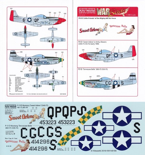 Kits world decals p 51d - kits,