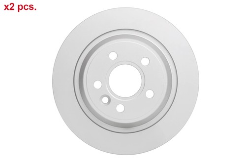Pcs rear brake disc rotors - x2,