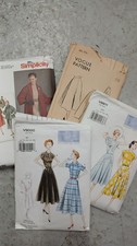 Job Lot Vintage 1940s 1950s Dressmaking Patterns
