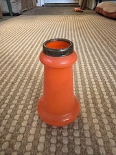 Antique orange Glass Vase