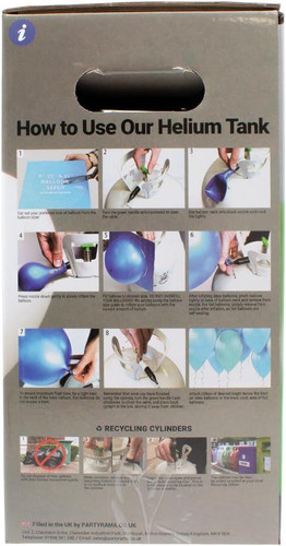 Helium gas canister fills - gas,