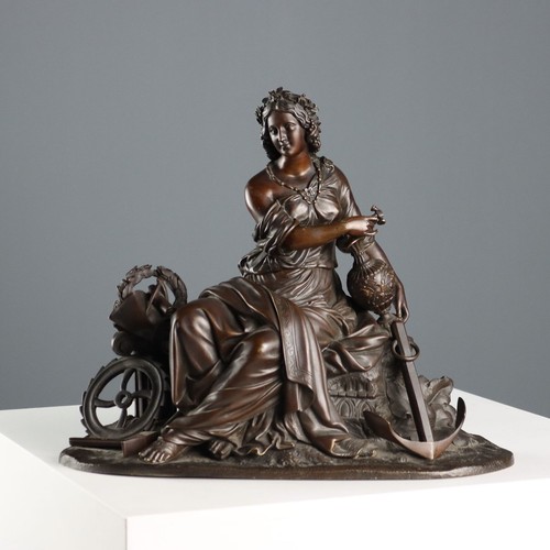 Antique bronze figure - antique,