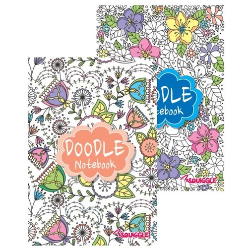 Lined doodle notebook - doodle,