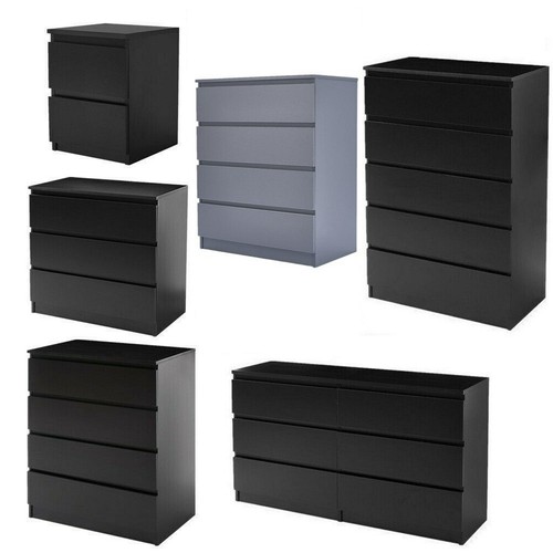 Chest drawers black bedroom - of,