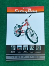 SCHWINN STINGRAY BIKE SALES BROCHURE POSTCARD STYLE