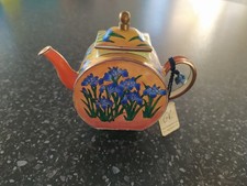 TRADE PLUS AID BRASS ENAMELLED TEA POT CHARLOTTE DE VIT