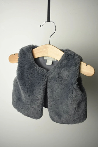 Primark baby girls grey faux - girls,
