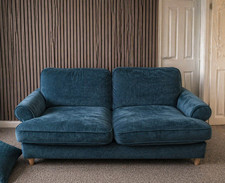 Stylish teal Velvet 2-Seater