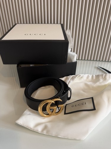Gucci women leather belt - gucci, gg