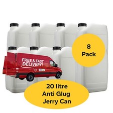 8 x 25 Litre Anti Glug Jerry
