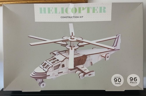 Wooden helicopter - wooden,