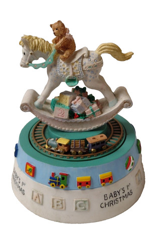 Baby 1st christmas - music, box