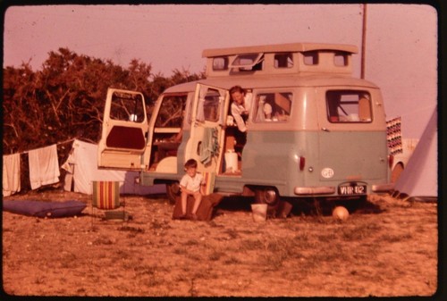 35mm slide old campervan - 35mm,