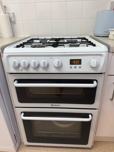 Hotpoint gas cooker white - gas,