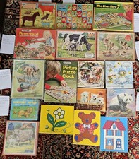 Joblot 18 vintage complete wooden jigsaw puzzles 12 Victory +HESTAIR HAYTER GT43