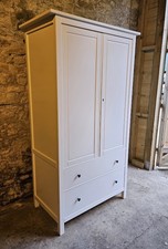 White Ikea Hemnes Wardrobe - very good condition