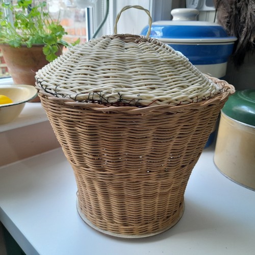 Vintage storage basket - storage,