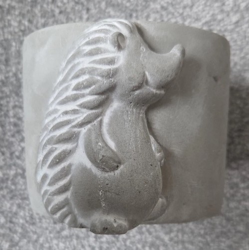 Small grey painted - , ceramic