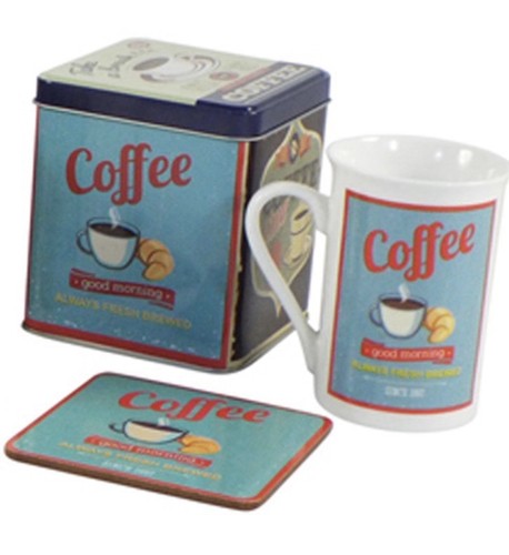 Classic retro coffee mug cup - retro, &