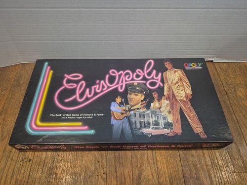 Monopoly elvisopoly board - "elvisopoly",