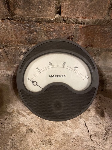 Vintage large bakelite ampere - vintage,
