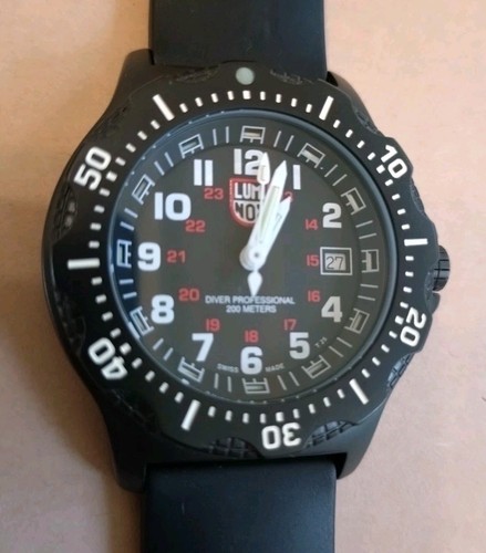 Luminox black ops 8400 vintage - black,