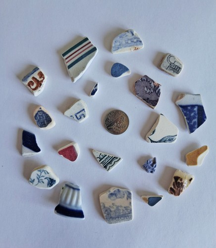 Sea pottery pieces - sea,