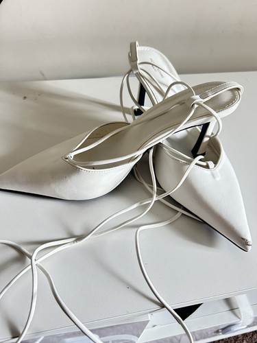 Strappy white pointy - strappy,